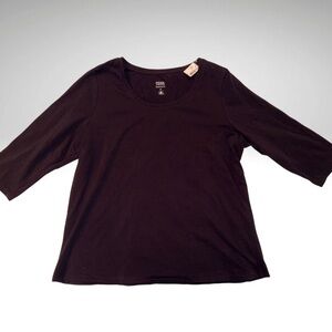 Penningtons 3/4 Sleeve Top – Size 1X